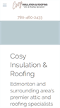 Mobile Screenshot of cosy-insulation.com